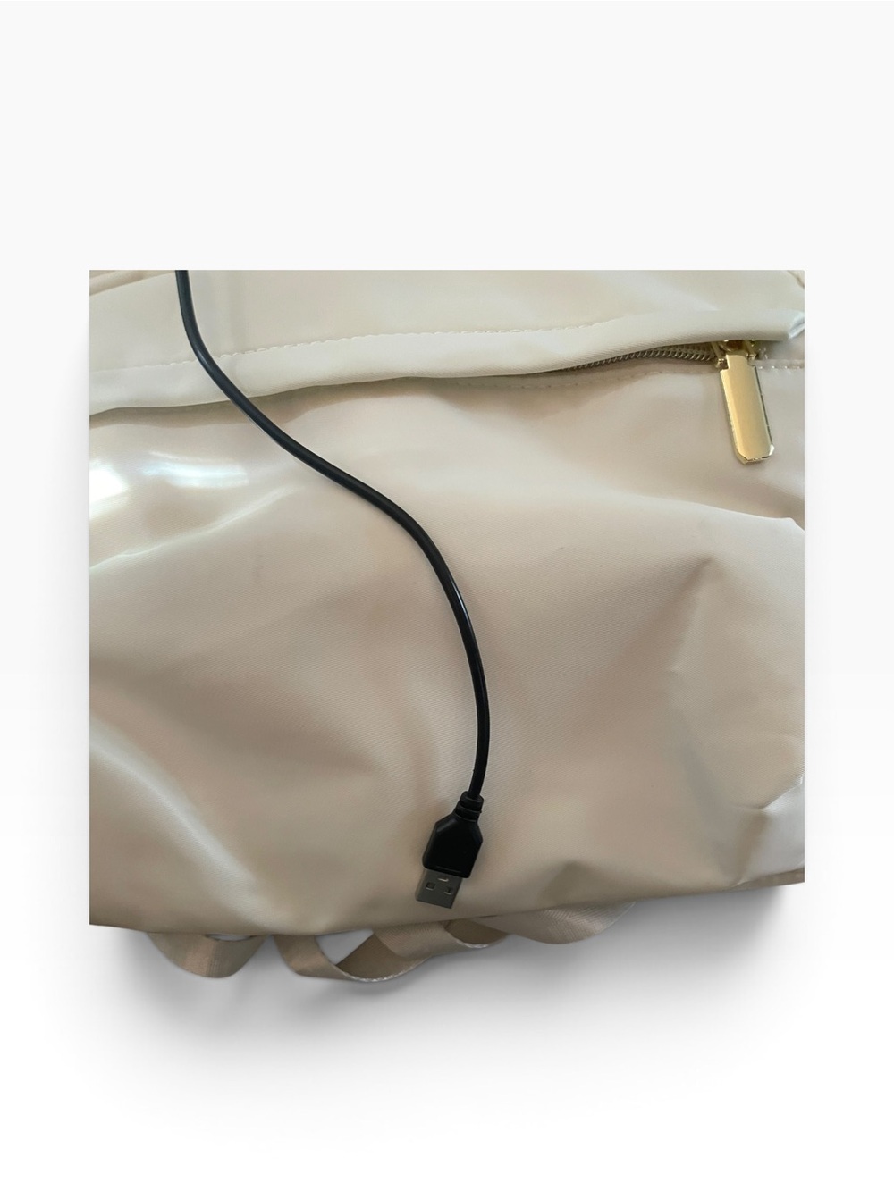 Classic Cream Women's Backpack Tote NWY - Picture 5 of 5
